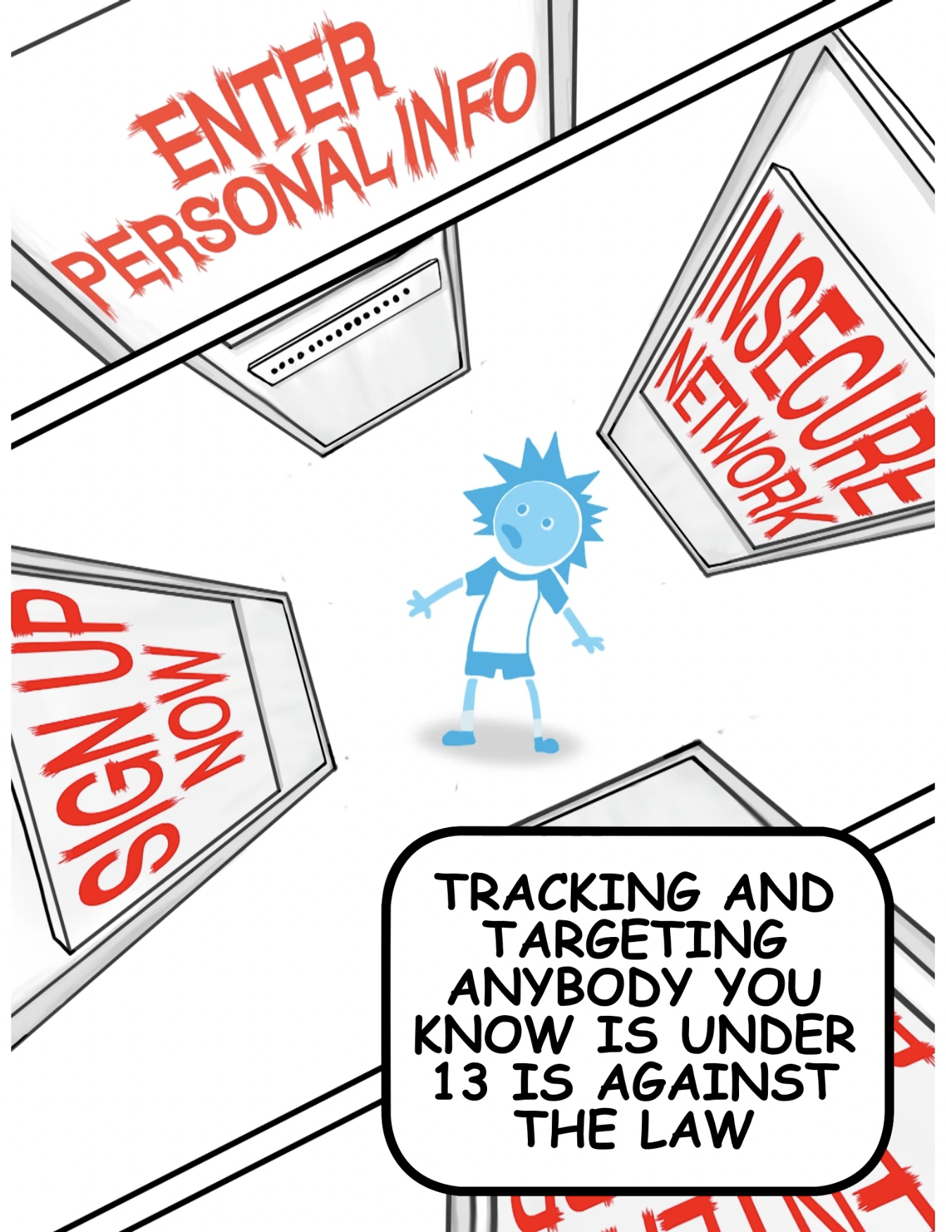 The Children's Online Privacy Protection Act (COPPA) makes it illegal to collect certain data about a child